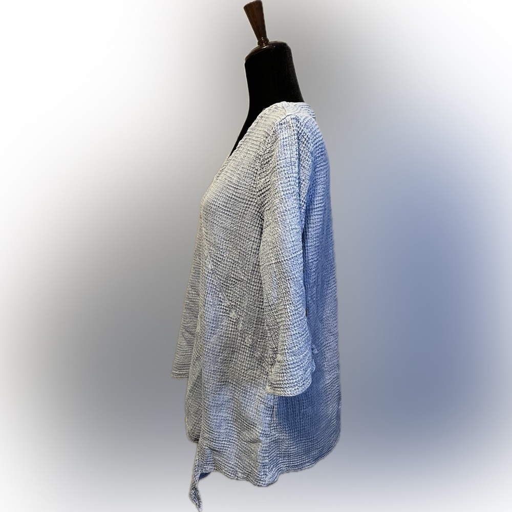 Focus Casual Life Cotton Mini Asymmetrical Waffle Tunic size S - Picture 4 of 14